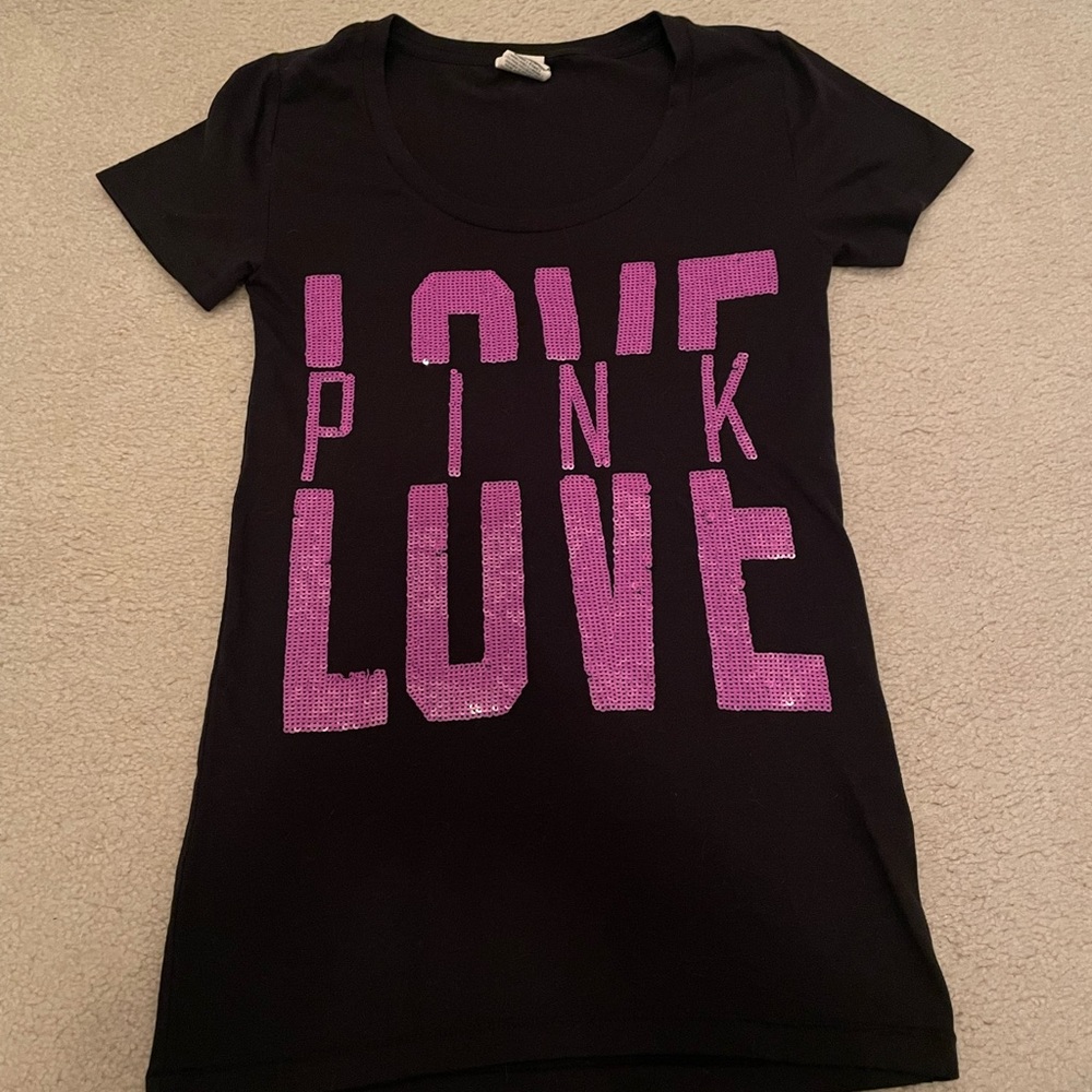 Sequin VS PINK top